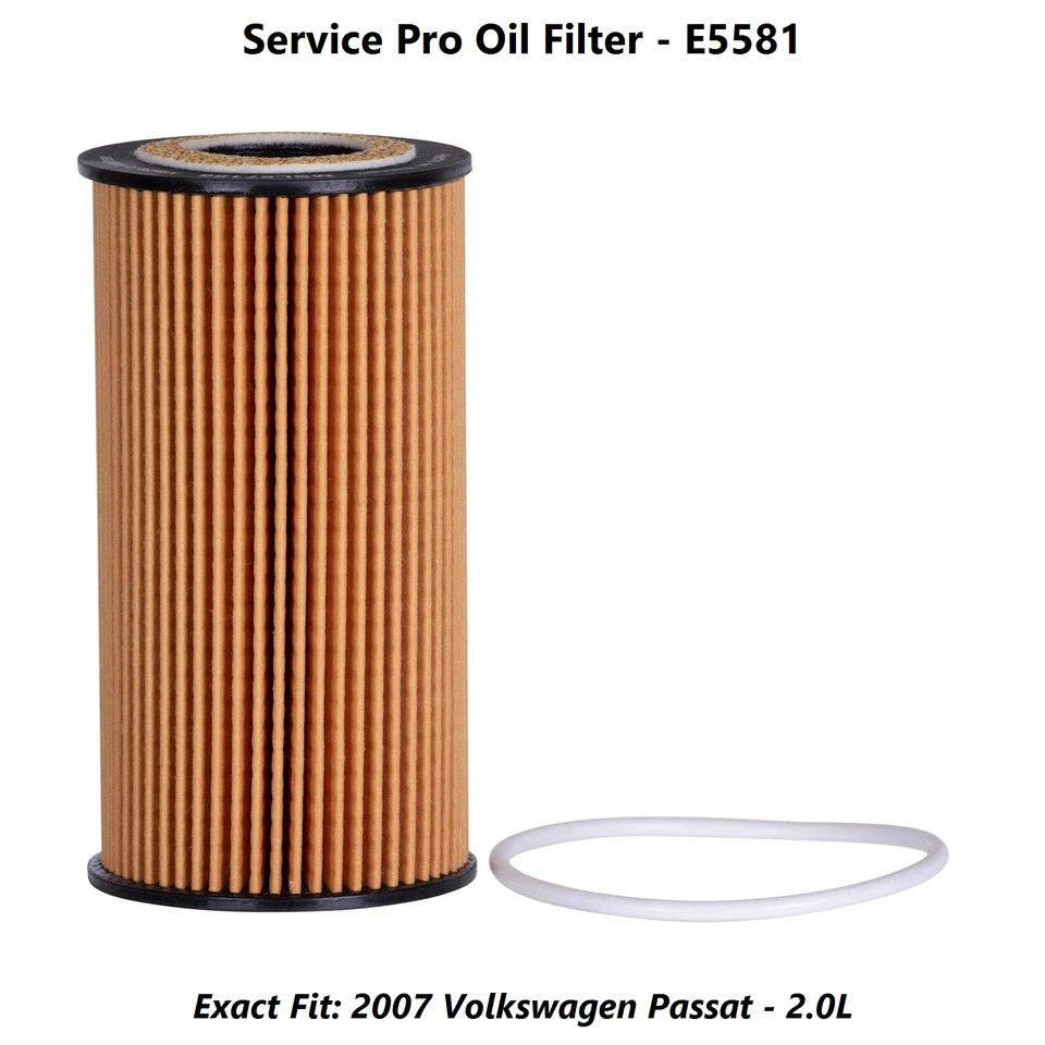 2007 Volkswagen Passat 2.0L Complete Air, Oil & Cabin Filter Kit (5W-30) - Image 3 of 4