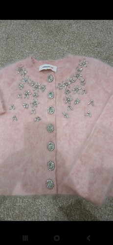RABANNE X H&MEmbellished Mohair-Blend Cardigan - Picture 1 of 4