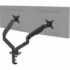 VIVO Black Dual 13" to 30" Computer Monitor Counterbalance Desk Mount Stand