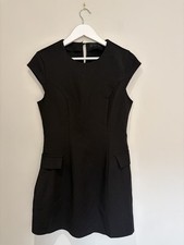 Kaiia Black Mini Dress UK 12 Smart Work Office Occasion Dress