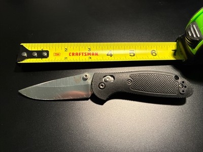 Benchmade Mini Griptilian 556-S30V 2.91'' Black Nylon Handle Folding Knife