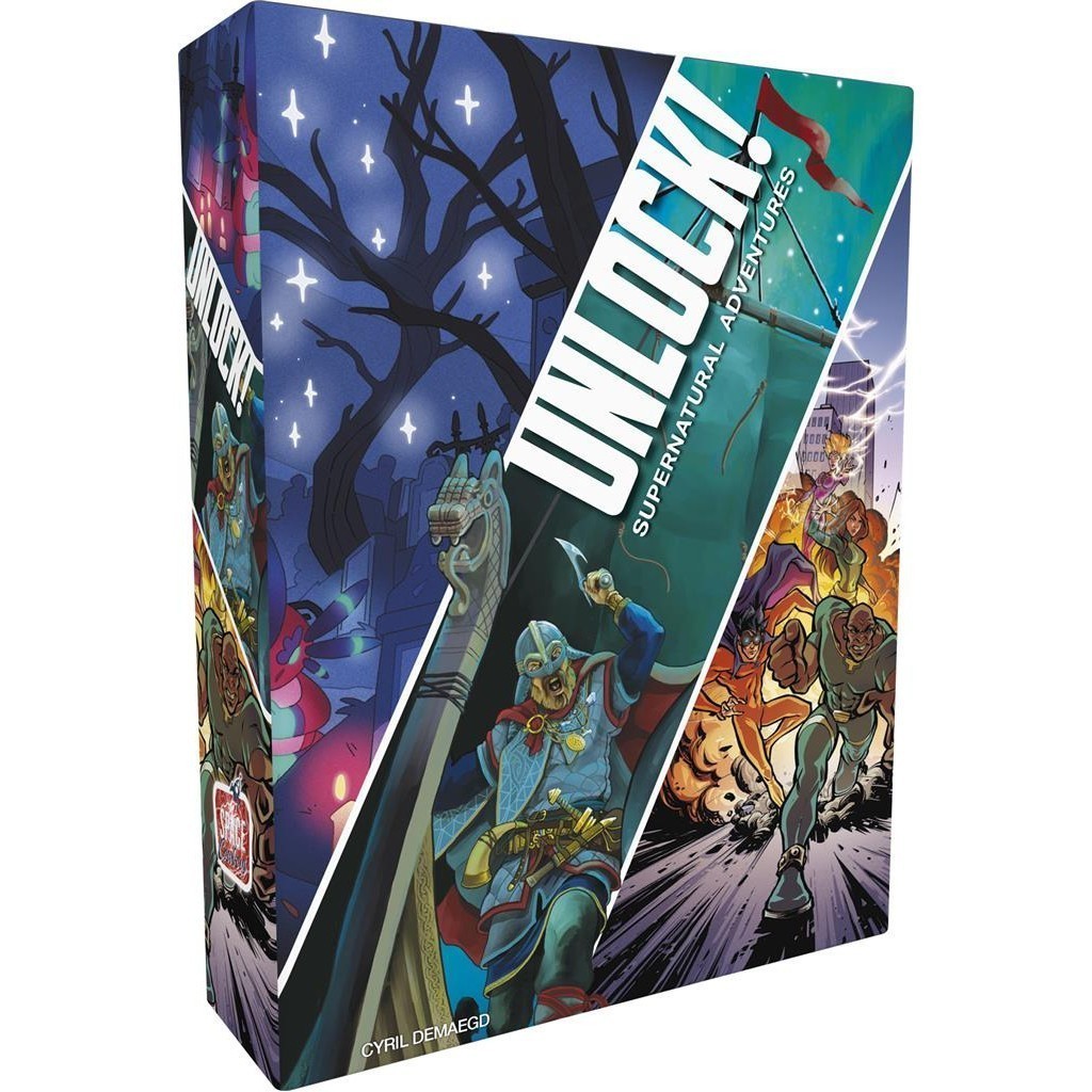 Unlock! Supernatural Adventures avec 3 scénarios mystérieux et application interactive