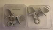Evenflo Durable Baby Feeding Utensils Set with Travel Case - Dishwasher Safe