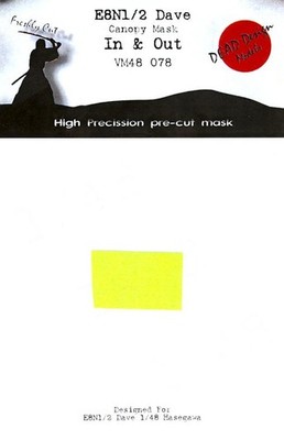 Dead Design 1/48 NAKAJIMA E8N1/2 ''DAVE'' CANOPY PAINT MASK Hasegawa Kit