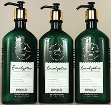 QTY 3 - Bath  Body Works Aromatherapy EUCALYPTUS Body Lotion Moisturizer 6.5oz