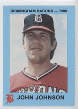 1986 Sun Belt Birmingham Barons John Johnson #9 0f3
