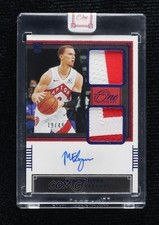 2020-21 Panini One and One Rookie Dual Jersey Blue /49 Malachi Flynn Auto 4o1