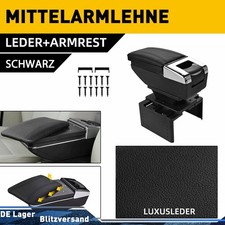 1 Stk. Mittelarmlehne Universal Schwarz Mittelkonsole Armlehne Fit Meiste Auto