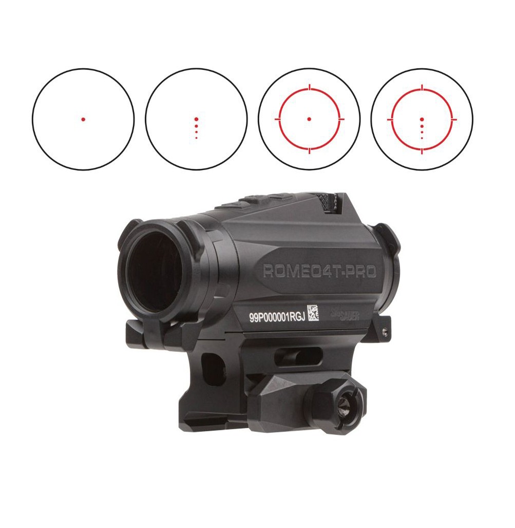 Sig Sauer ROMEO 4T-PRO Red Dot Reflex Ballistic Circle Reticle