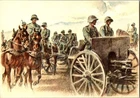 WW2 WWII Swiss Switzerland Military Army Artwork Postcard - Field Battery