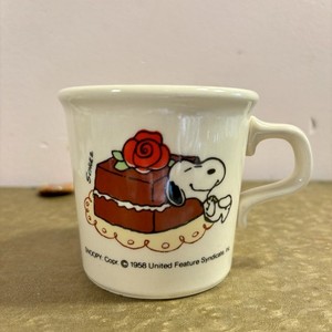 1958ビンテージスヌーピーカップ＆ソーサー Snoopy Mug 1958 | eBay