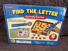 NEW SEALED BOX Lakeshore Find the Letter Activity Center Homeschool Alphabet