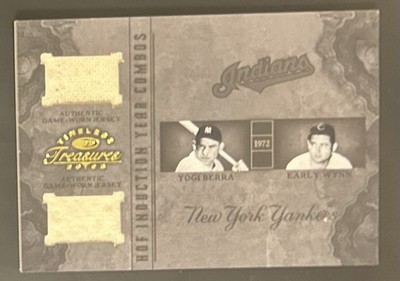 2003 Timeless Treasures HOF Induction Year Combos 25/25 Yogi Berra Early Wynn