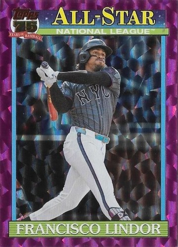 2026 Topps Series 2 Francisco Lindor Crackle Foil (RAW)