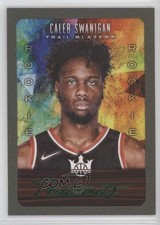 2017-18 Panini Court Kings Rookie Portraits Emerald 10/10 Caleb Swanigan #21 n1u