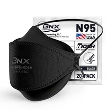 N95 Mask NIOSH Certified MADE IN USA Particulate Respirator Protective Face M...