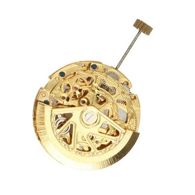 Mechanical Movement Hollow Three-Needle Movement Gold Machine for 8205 8215 J