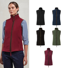 Premier Women’s Artisan Fleece Gilet PR804 -Ladies Sleeveless Body Warmer Jacket