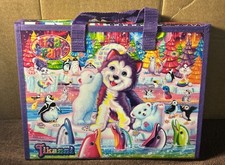 Lisa Frank Tikkani Unicorn Trifold Portfolio School Binder Folder 10x13 Read