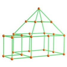 Glow In The Dark Christmas Gift Tent Fort Building Kit for Kids Glow In