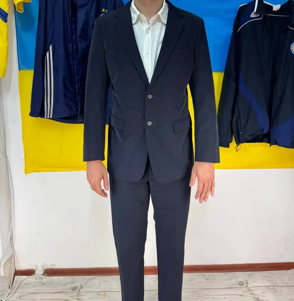 Traje Prada Blazer Y Pantalón Viscosa 2 Piezas Hombre 50R Azul Foto 2 de 4