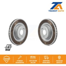 Front Coated Brake Rotors Pair For Mercedes-Benz S550 S450 SL550 CL550 S350 S400