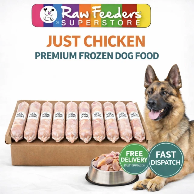 STOBART RAW DOG FOOD FROZEN 454g X 10,20,30 OR 60 Just Chicken ** FREE DELIVERY
Opens in a new windo