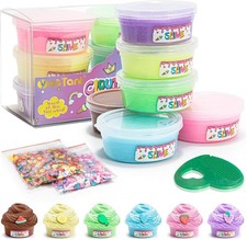 YasTant Slime Kit for Girls and Boys, Safe and Fluffy Slime for Kids, Stress Rel
