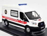 Greenlight 1/43 - Ford Transit Van 2019 Wvm Ambulance Diecast Model Car
