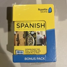 Rosetta Stone Learn Spanish Latin America Lifetime Bonus Pack New