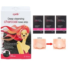 3 Pc Blackhead Remover Nose Strips Charcoal Deep Cleansing Peel Acne Treatment