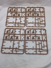 (4) *Incomplete* The Plastic Soldier Company Russian 45mm AT Gun Miniature Sprue