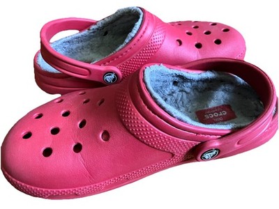 Crocs Womens Size 7 Classic Lined Clog Dual Cherry Red Mens 5 Shoes