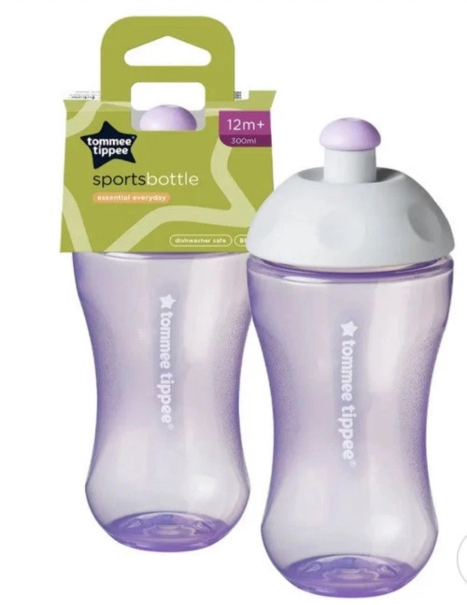Tommee Tippee Essentials Free Flow Sports Bottle 300ml For 12