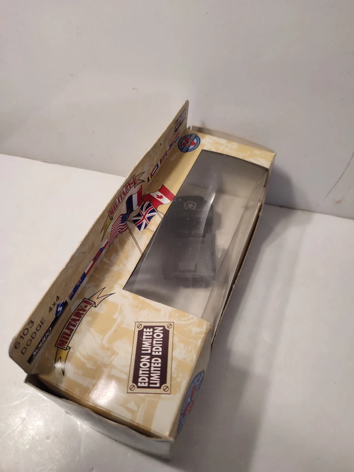 SOLIDO MILITAIRE 6103  - DODGE 4X4  - 1/43 PARFAIT ETAT  BOITE EDITION LIMITE - Photo 4/4