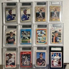 12 Card Slab Lot BGS SGC Bonds Griffey Maddux Thomas Sosa HOF RCs