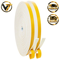 Dichtungsband Selbstklebend 6Mm X 1,5Mm 20M Moosgummi Fenster TüR Dichtung Weiß