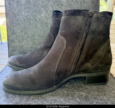 Paul Green Stiefeletten, Ungetragen, Gr.  38/5. Veloursleder Dunkelblau