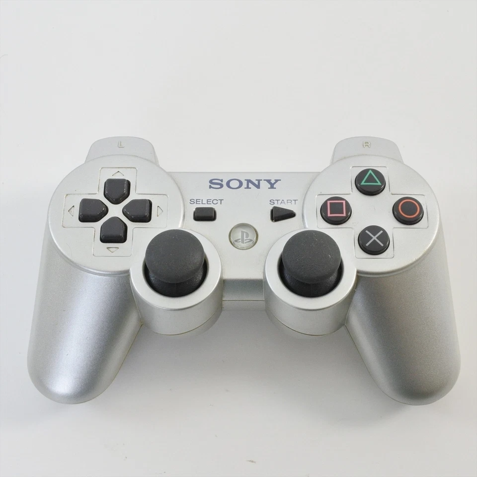 PS3 Controller Satin Silver CECHZC2J DUAL SHOCK3 SIXAXIS SONY Playstation 3 0123 - Image 2 of 4