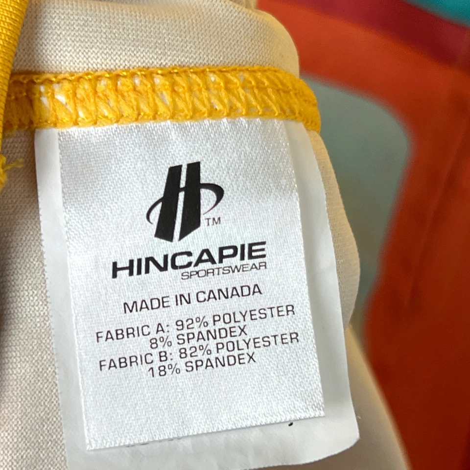 Camiseta deportiva de ciclismo Hincapie Top para mujer M amarilla con cremallera completa manga corta bolsillo nativo Foto 4 de 4