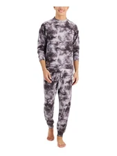 FAMILY PJs Intimates Gray Tie Dye Sleepwear Pajamas M