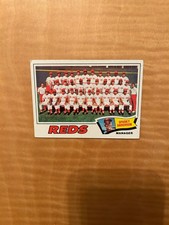 1977 TOPPS BASEBALL #287 REDS TEAM!! SPARKY ANDERSON!! CENTERED!! $1 SHIPPING!!