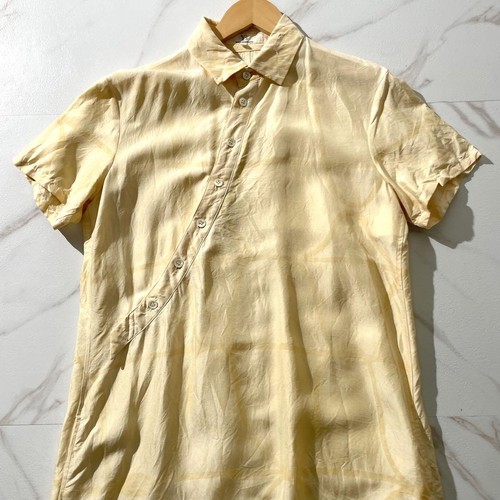 Yohji Yamamoto Long Dress Check Yellow Size 3 From Japan - Picture 23 of 24