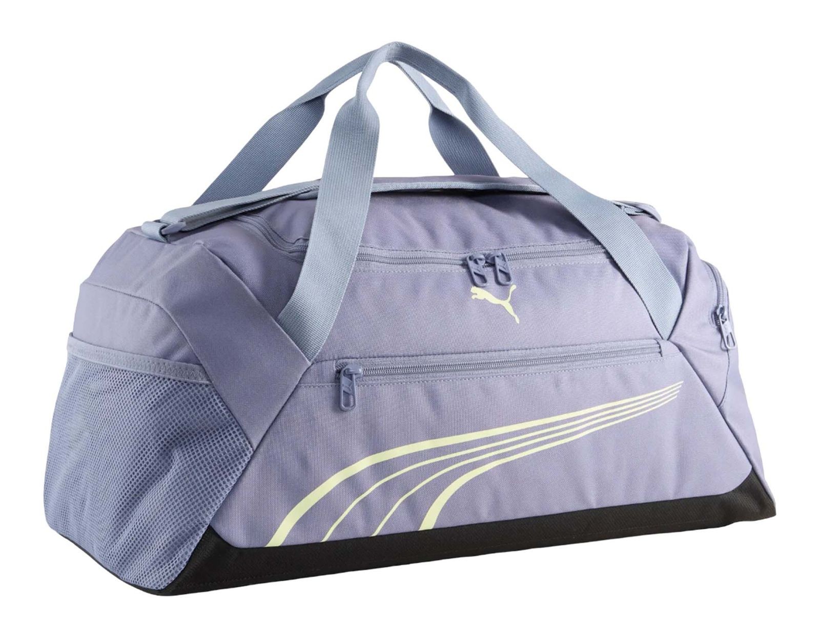 PUMA sports bag Fundamental Sports Bag S Gray Sky - Apple Spritz