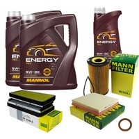Mann Inspektionspaket 11L Mannol Energy 5W-30 FüR Mercedes W220 S 400 CDI