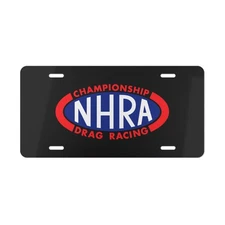 Hot Rod Drag Racing Front Vanity License Plate, NHRA Sports Inspired