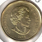 Photo of a 2019 Canada Loonie from an eBay listing that sold on Jul 8, 2026