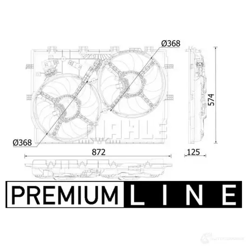 MAHLE Motorkühlung Lüfterrad Für DAF 85 Cf 95 Xf 105 FA 105.410 97-06 ...