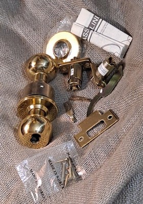 Arrow RK11  SFIC Door Lock Bright Brass 395969 Assa Abloy