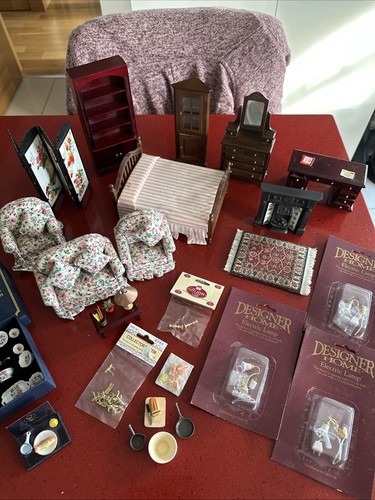 Dolls House furniture & Accessories job lot Huge Bundle Includes Brand New Items